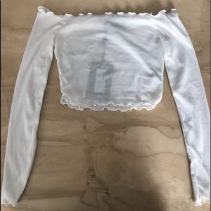 Cute white shirt!❤️